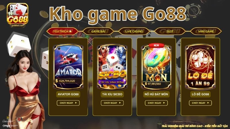 Giới thiệu kho game chất lượng cao trên GO88 
