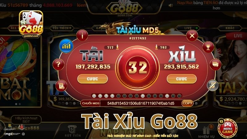 Hướng dẫn cách chơi game Tài Xỉu GO88