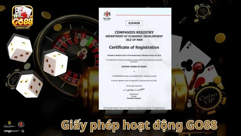 Lợi ích của việc GO88 có nhiều giấy phép quốc tế