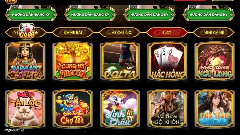 Top những tựa game nổ hũ cực đỉnh trên GO88 